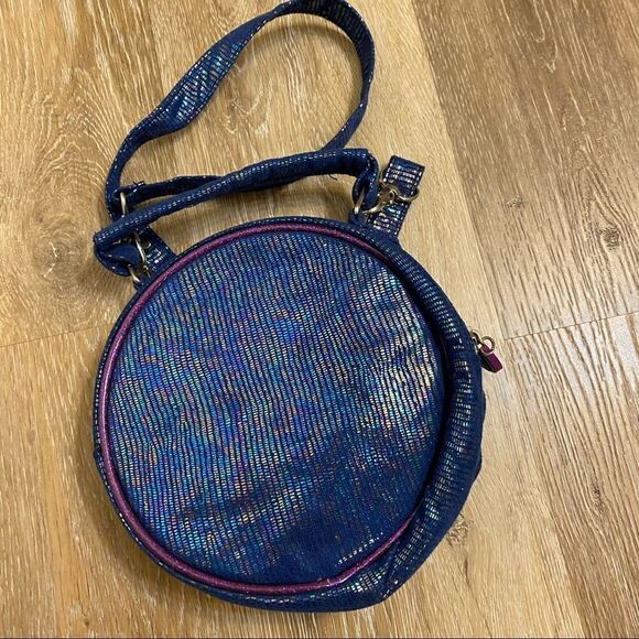 Jurassic World Clever Girl blue dinosaur around Circle, Crossbody bag purse - Picture 6 of 9